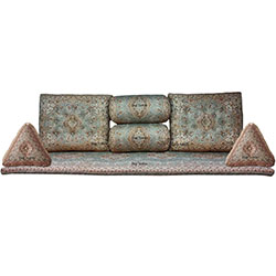 سرویس پشتی 7 تکه شاه نشین نیلوفر گردویی