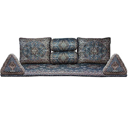 سرویس پشتی 7 تکه شاه نشین نیلوفر طوسی