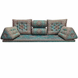 ست 7 تکه شاه نشین طرح نیلوفر